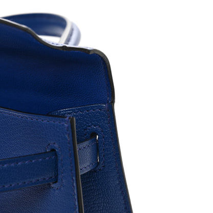 Hermes Chevre Chamkila Mini Kelly Sellier 20 Bleu Electrique 13 of 14