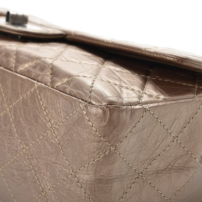 Chanel Metallic Aged Calfskin Quilted 2.55 Reissue 227 Flap Gold 11 of 12