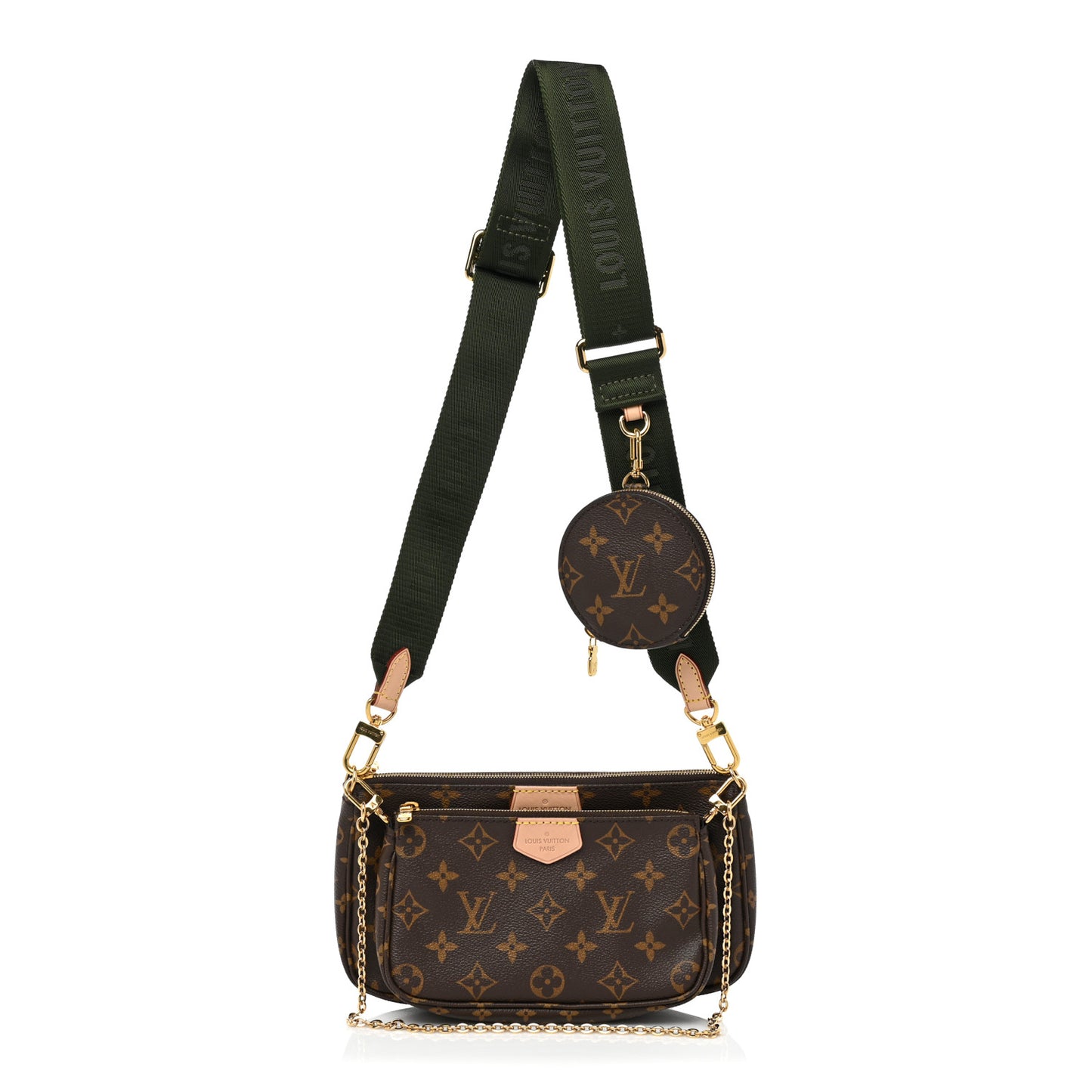 Monogram Multi Pochette Accessories Kaki