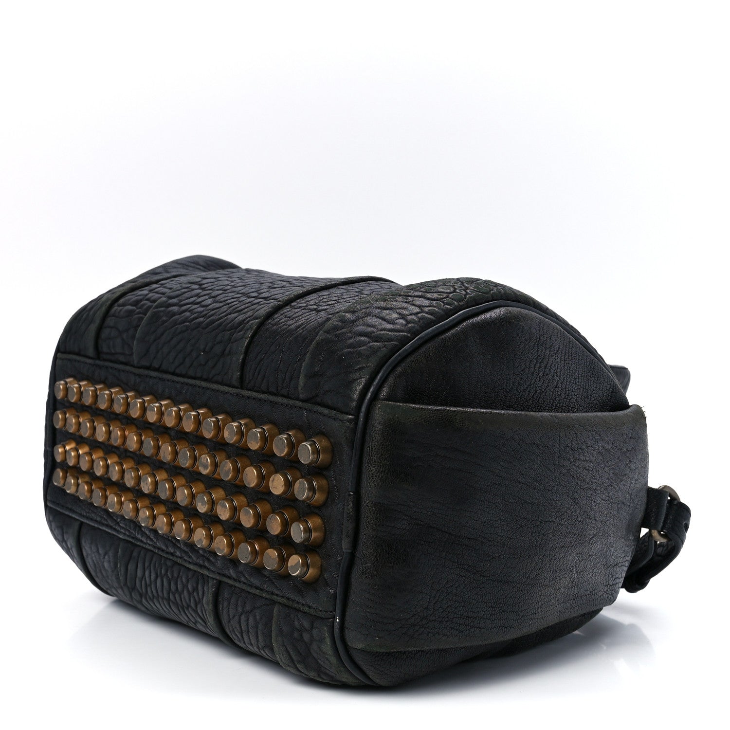 Alexander Wang Pebbled Lambskin Rockie Black Antique Brass Hardware 9 of 11