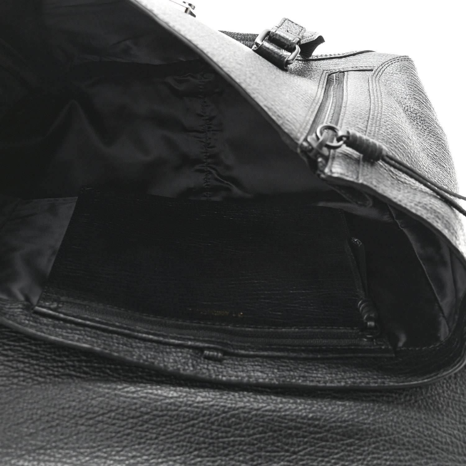 3.1 Phillip Lim Textured Calfskin Large Pashli Satchel Black 5 of 12