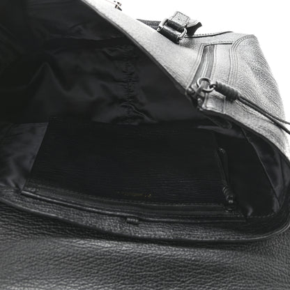 3.1 Phillip Lim Textured Calfskin Large Pashli Satchel Black 5 of 12