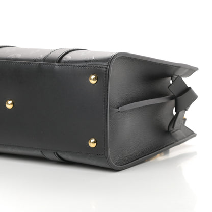 Louis Vuitton Monogram Cuir Plume Very Tote MM Black 9 of 10