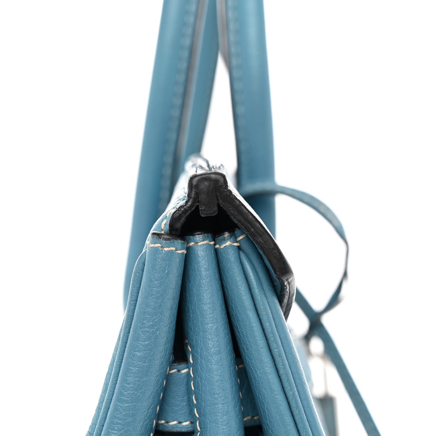 Taurillon Clemence Birkin 35 Blue Jean