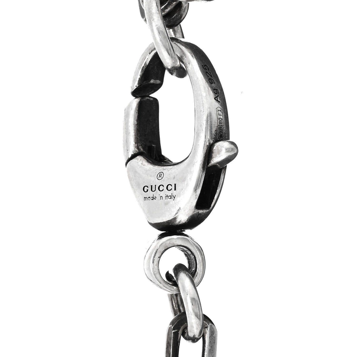 Gucci Sterling Silver Torchon Double G Bracelet 3 of 4