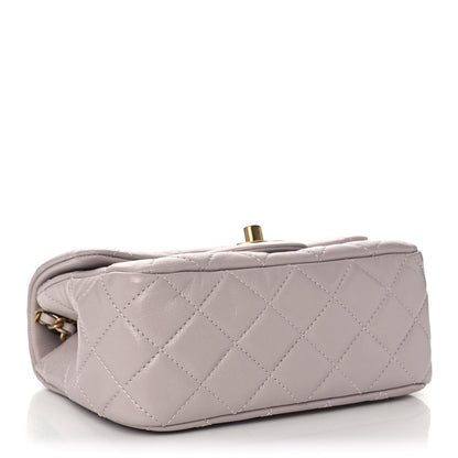 Chanel Lambskin Quilted Mini Pearl Crush Flap Light Purple 4 of 11