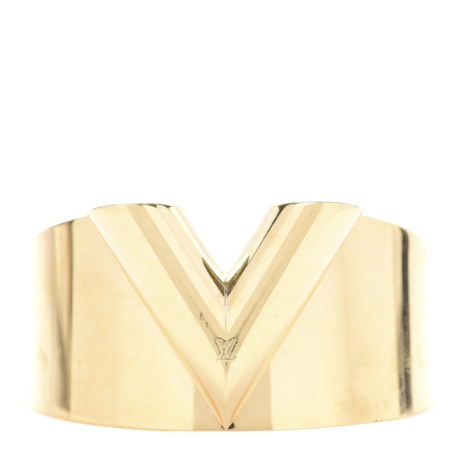 Louis Vuitton Essential V Cuff Gold 1 of 7