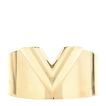 Louis Vuitton Essential V Cuff Gold 1 of 7
