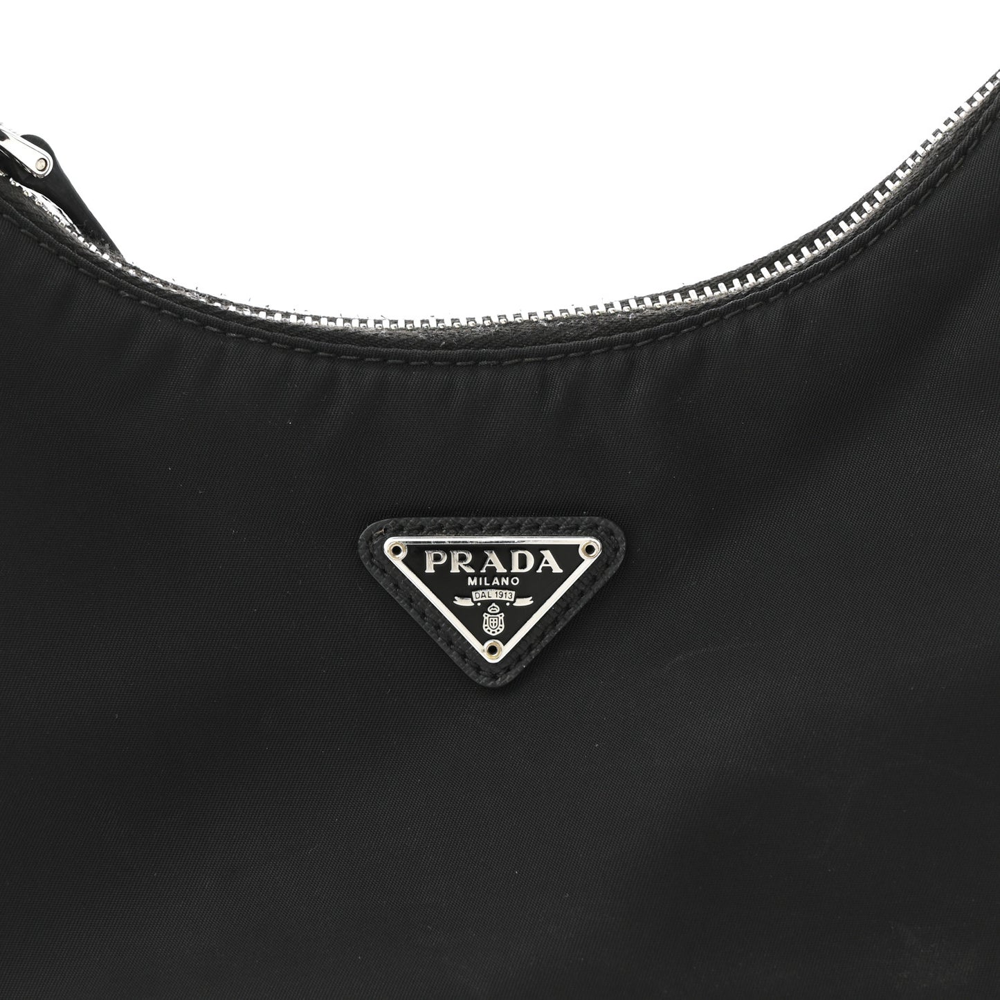 Tessuto Nylon Saffiano Mini Re-Edition 2005 Bag Black