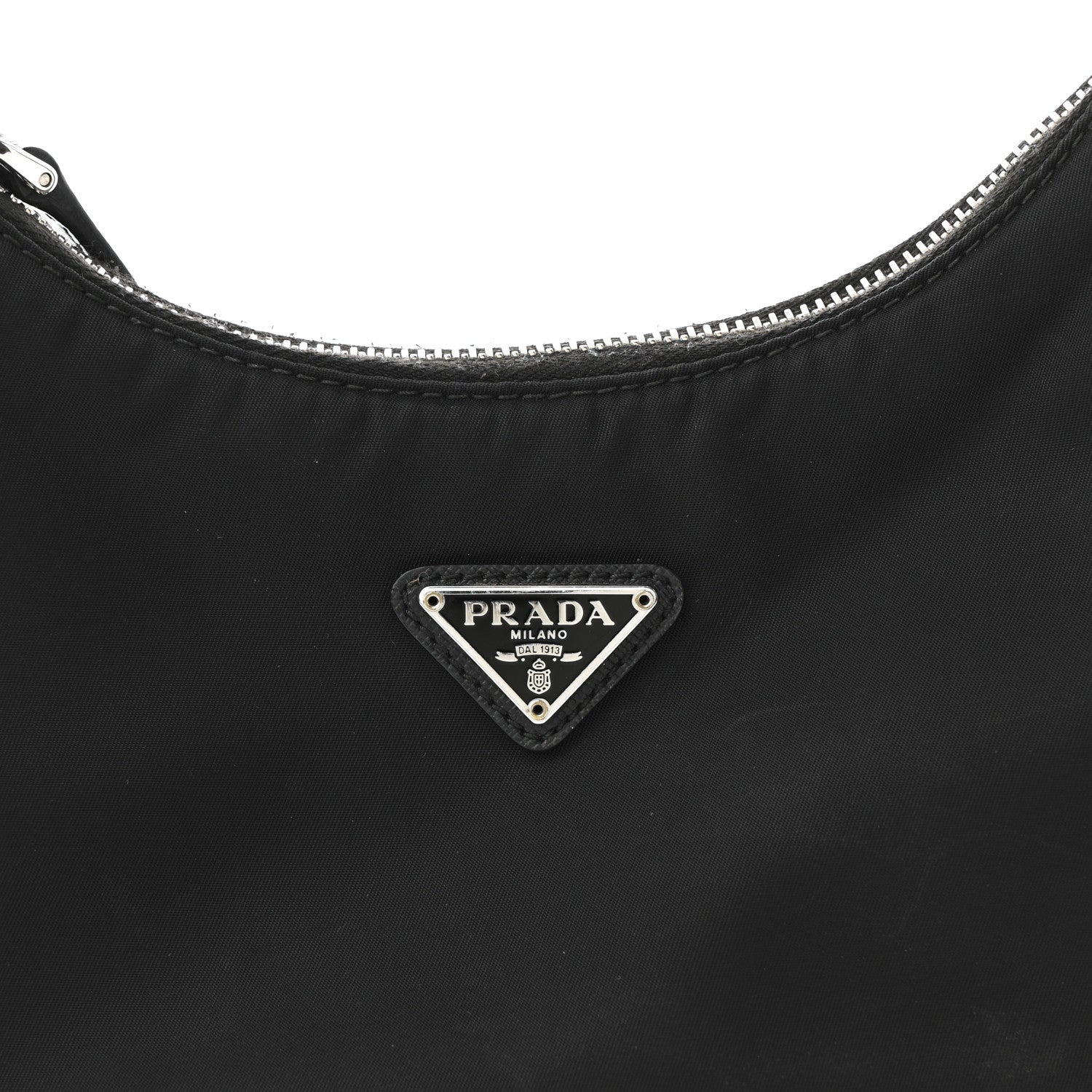Prada Tessuto Nylon Saffiano Mini Re-Edition 2005 Bag Black 9 of 13