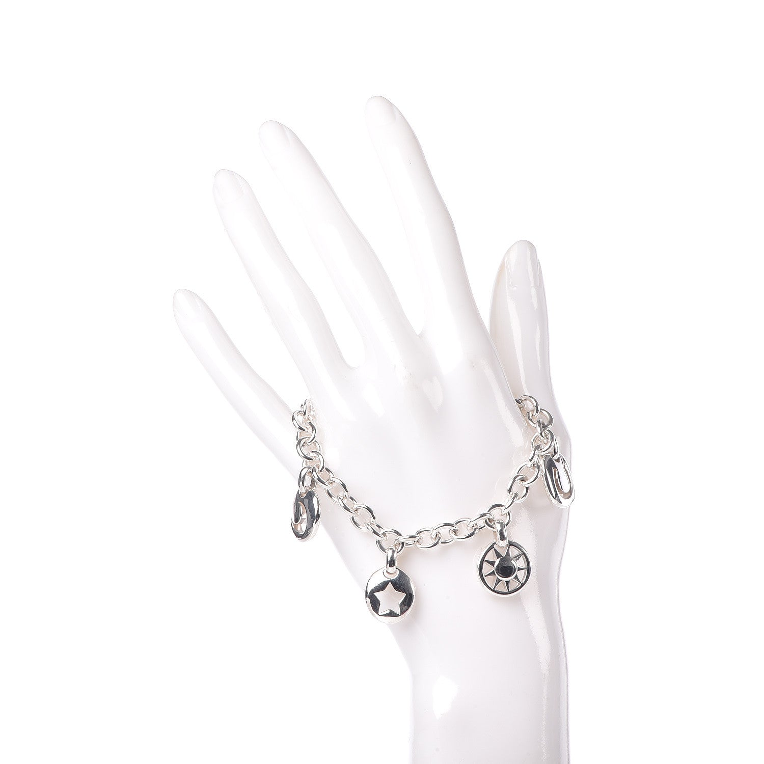 Tiffany Sterling Silver Stencil Charm Bracelet 2 of 5