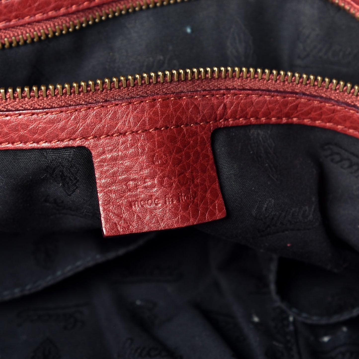 Suede Medium 1973 Top Handle Satchel Red