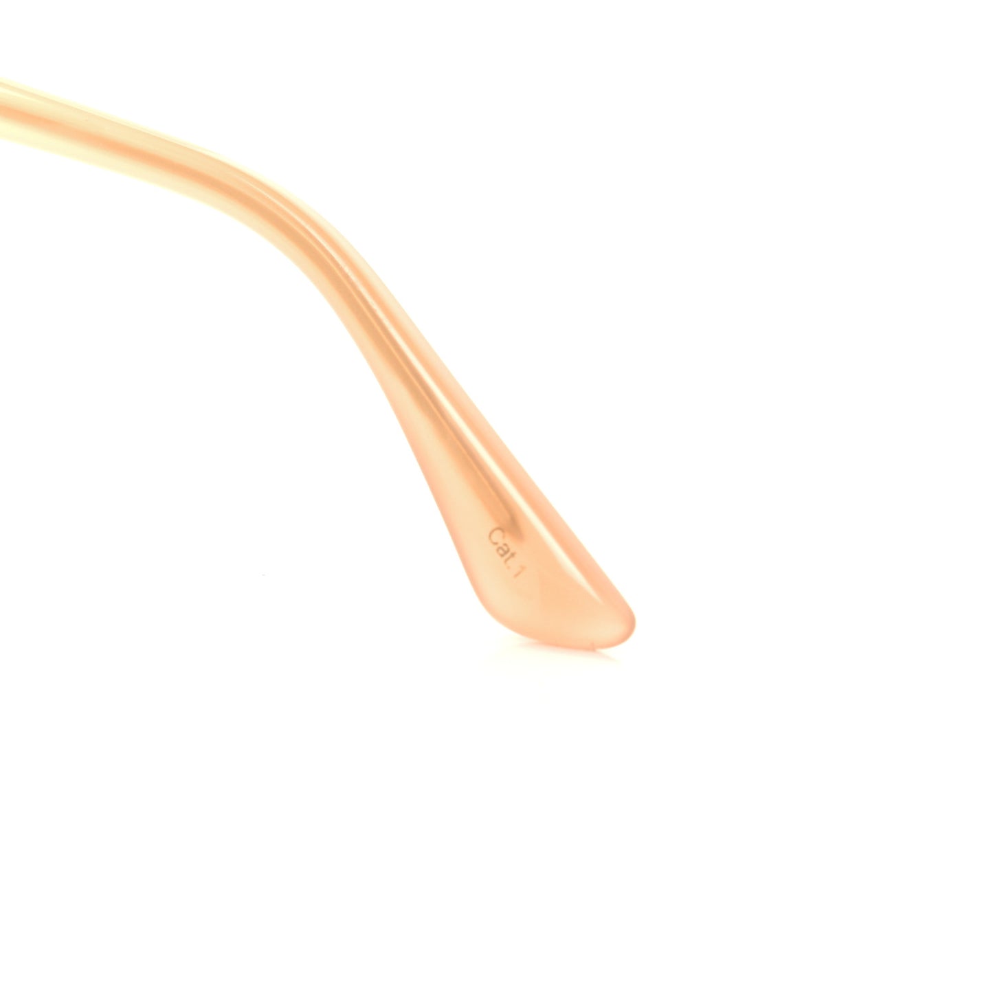 Acetate Round Frame Crystal Sunglasses GG0729SA Beige