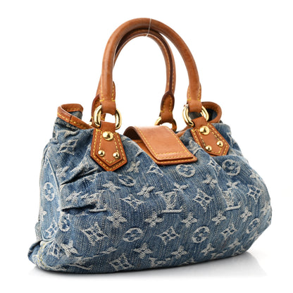 Louis Vuitton Monogram Denim Pleaty Blue 3 of 10