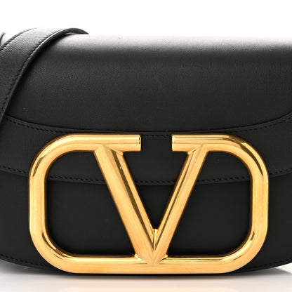 Valentino Garavani Smooth Calfskin Supervee Shoulder Bag Black 7 of 15