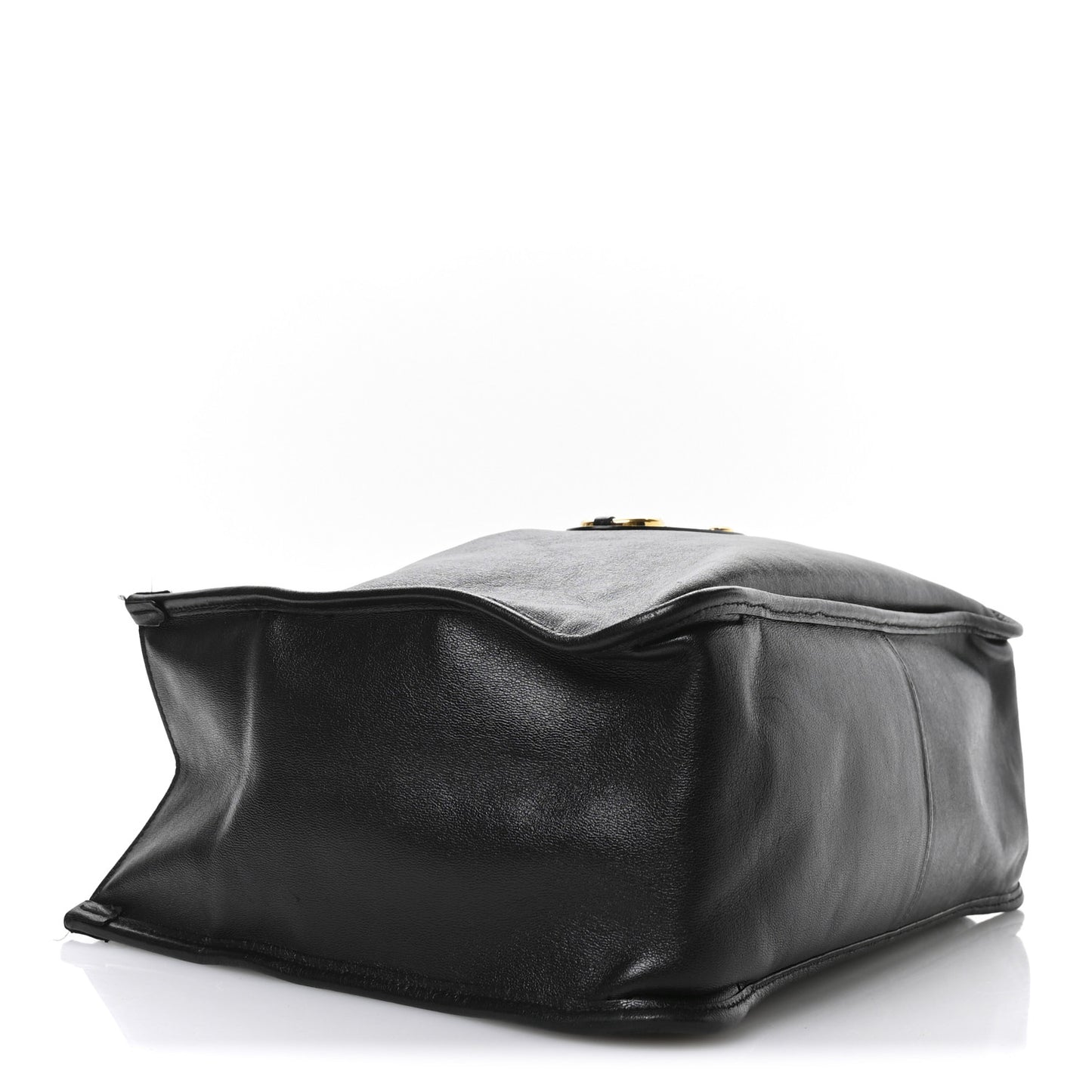 New Sakai Calfskin Lux Horsebit 1955 Tote Bag Black