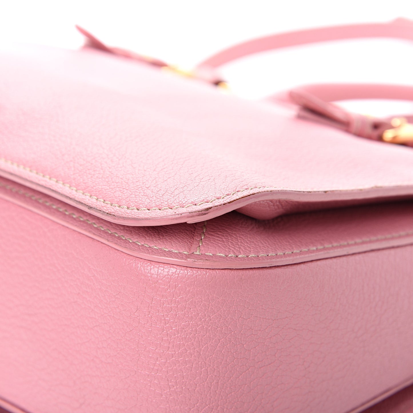 Goatskin Madras Shopping Tote Rosa