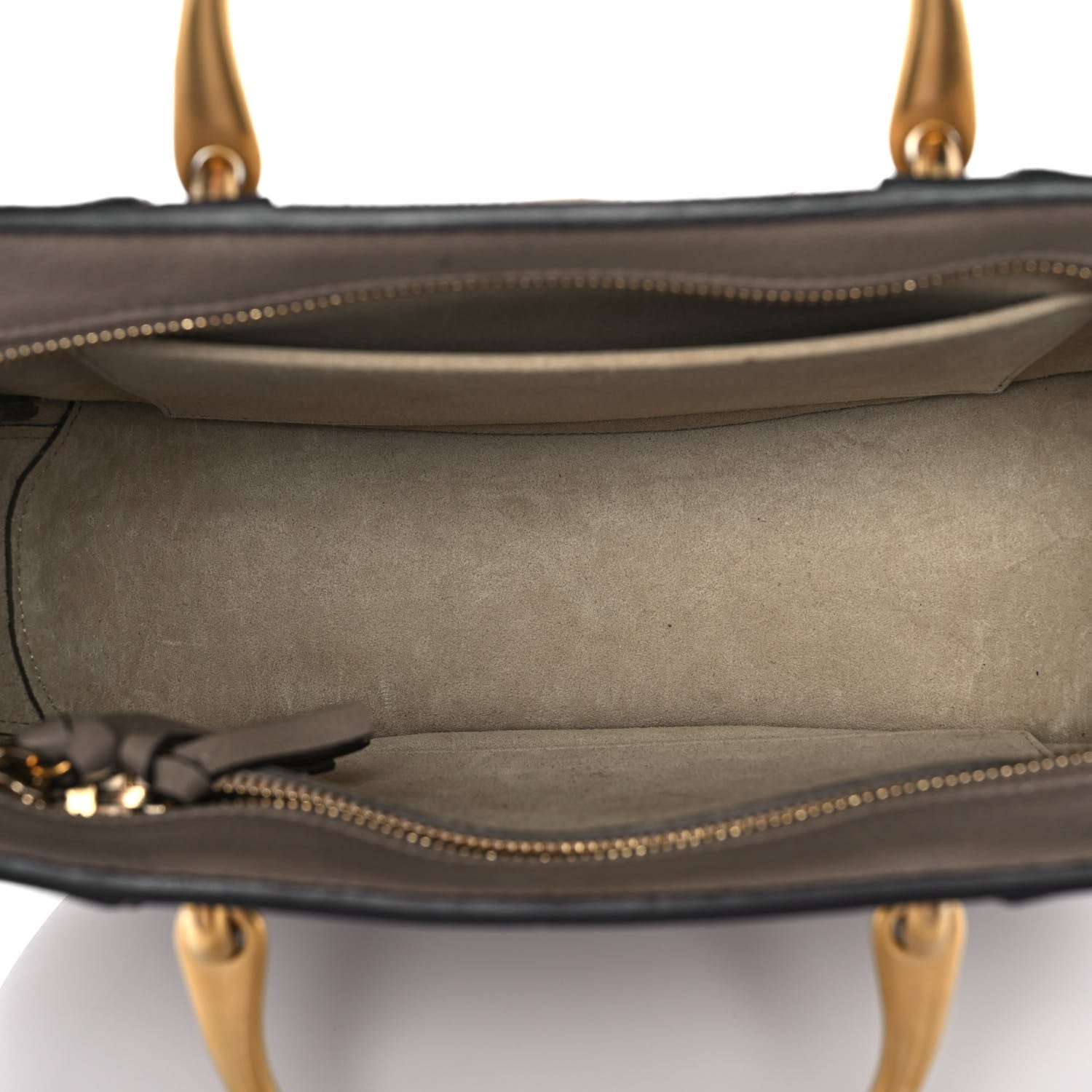 Chloe Calfskin Suede Medium Pixie Shoulder Bag Motty Grey 5 of 9