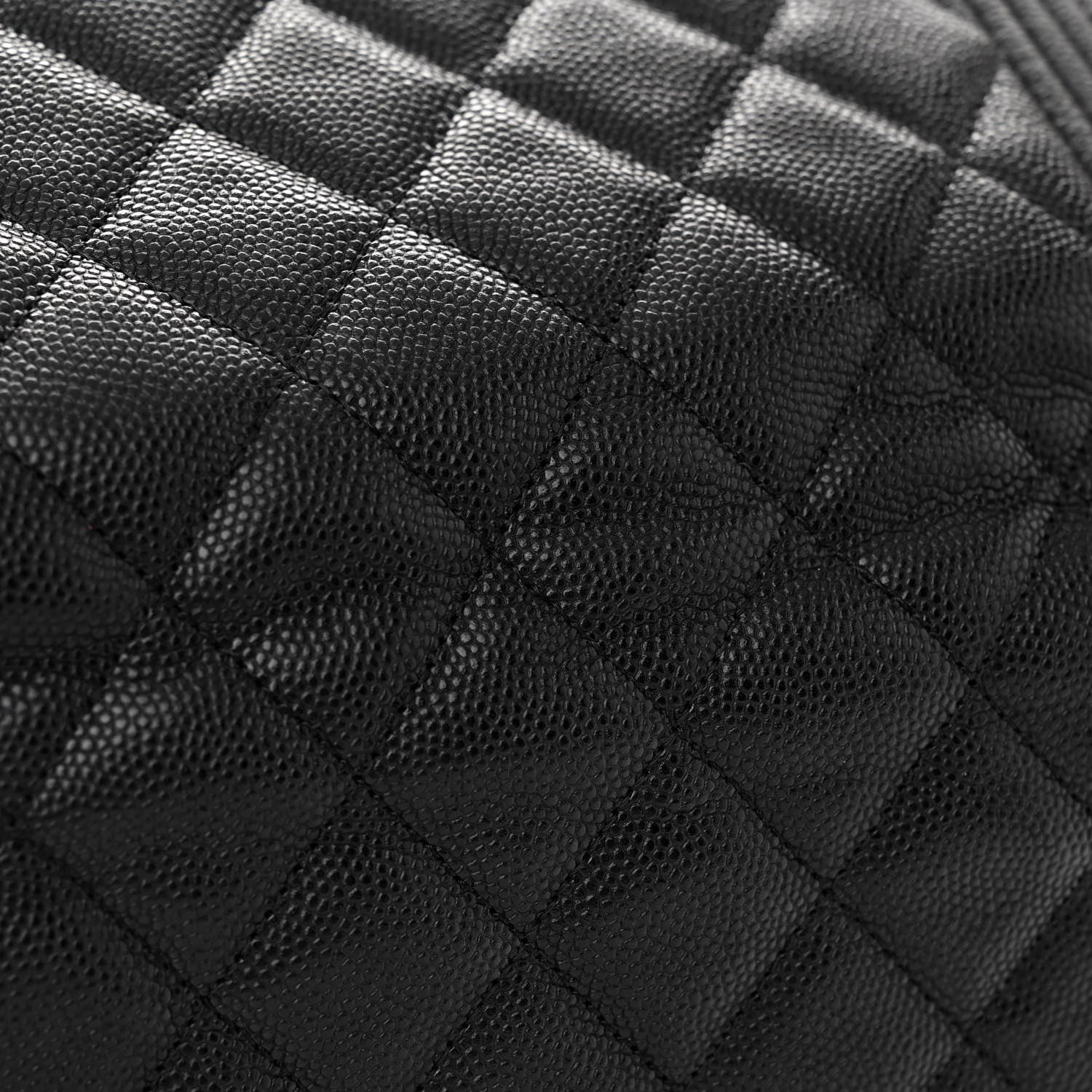 Chanel Caviar Quilted Boy Wallet On Chain WOC Black 14 of 17