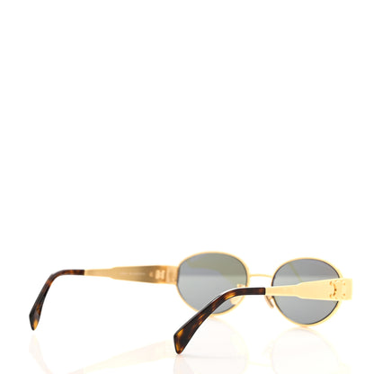 Celine Metal Triomphe 01 Sunglasses CL40235U Gold Green 4 of 7
