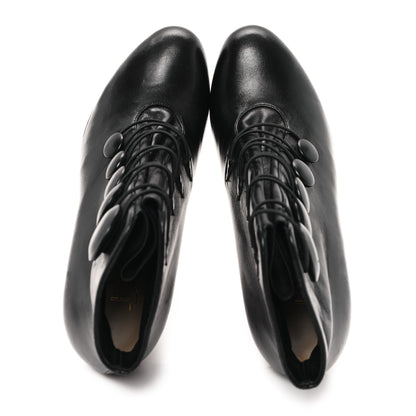 Christian Louboutin Shiny Nappa Booton 100 Ankle Boots 38.5 Black 2 of 9
