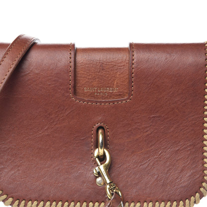 Saint Laurent Calfskin Whipstitch Toy Charlotte Messenger Bag Cognac 20 of 21