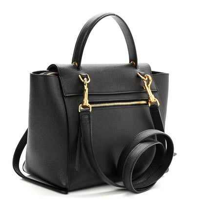 Celine Grained Calfskin Mini Belt Bag Black 3 of 10