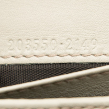 Gucci Guccissima Heart Continental Wallet Off White 7 of 7