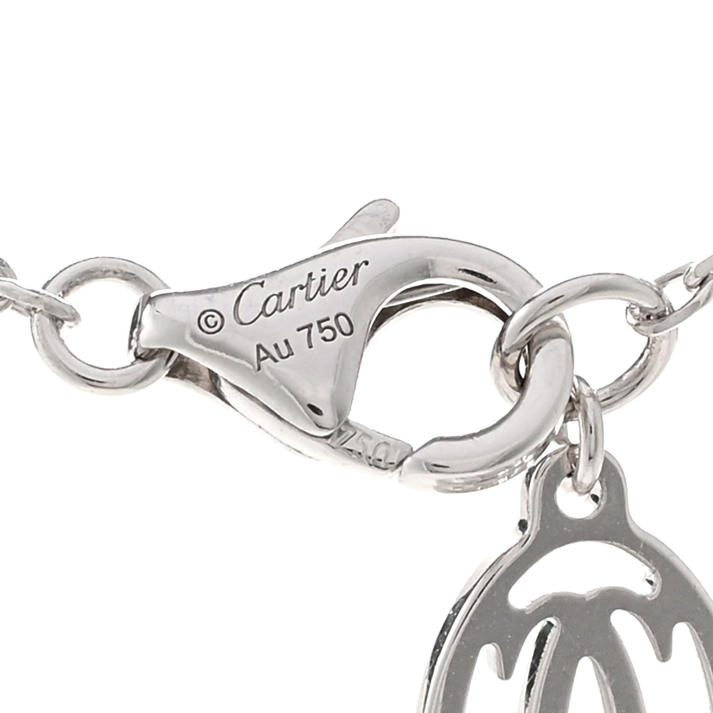 18K White Gold Diamond SM D'Amour Pendant Necklace