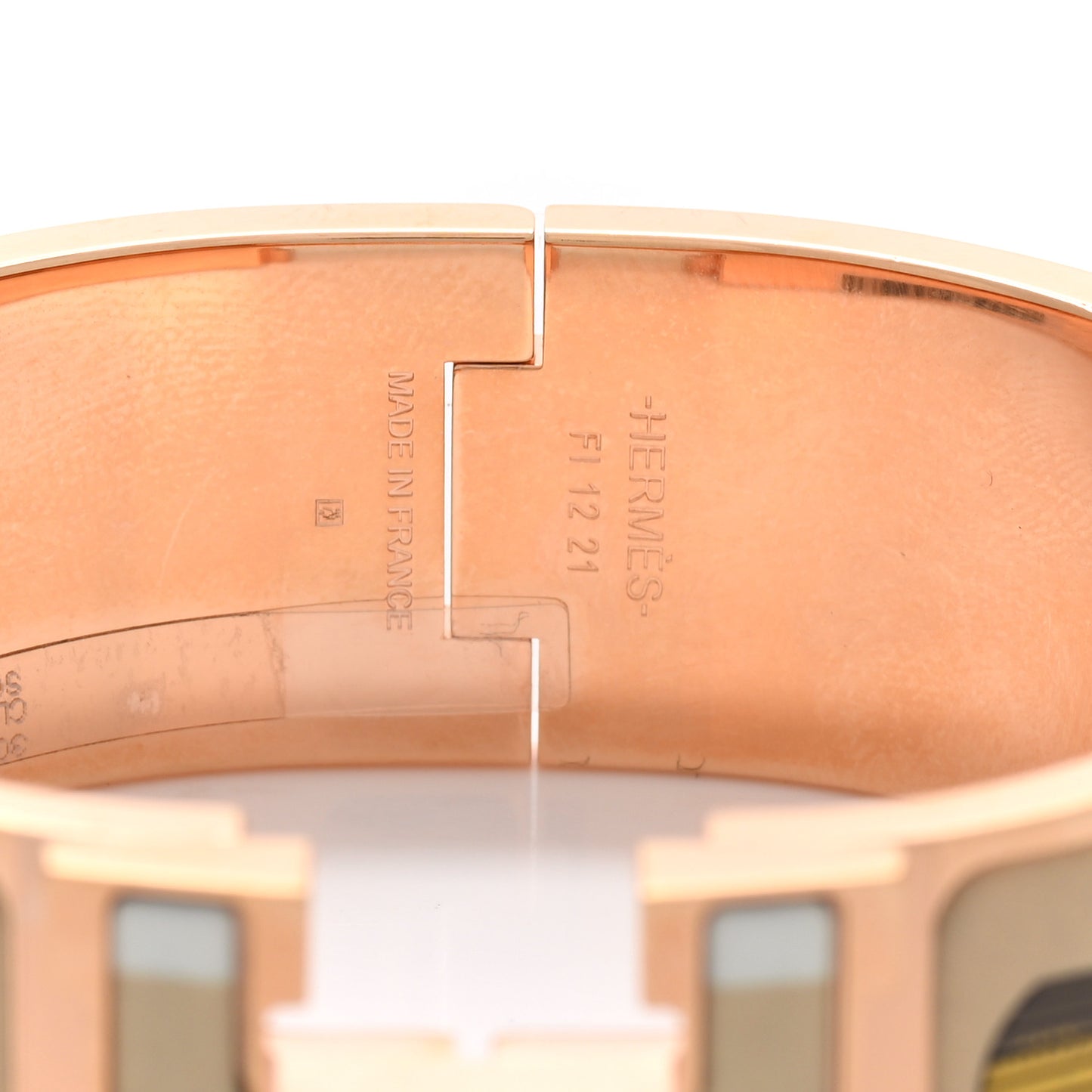 Enamel Wide Print Cliquetis Clic Clac H Bracelet Songe Nuit