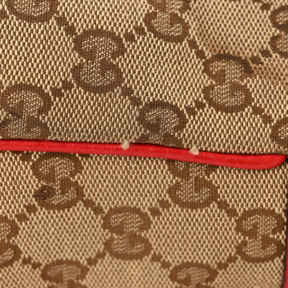 Gucci Monogram Medium Diana Bamboo Shoulder Bag Red 12 of 13