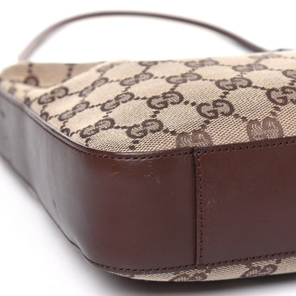 Gucci Monogram GG Small Clasp Hobo Brown 8 of 15