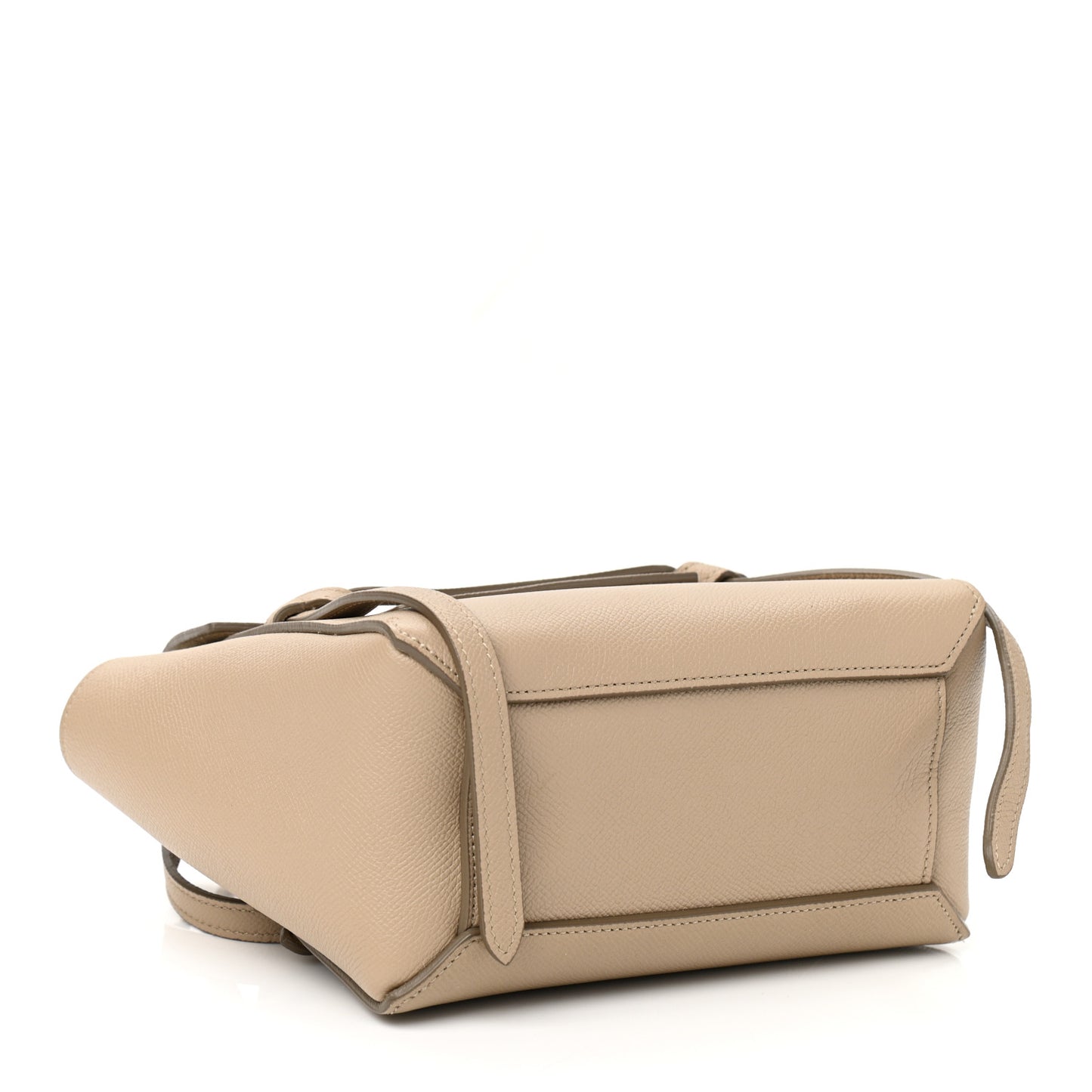 Grained Calfskin Nano Belt Bag Light Taupe