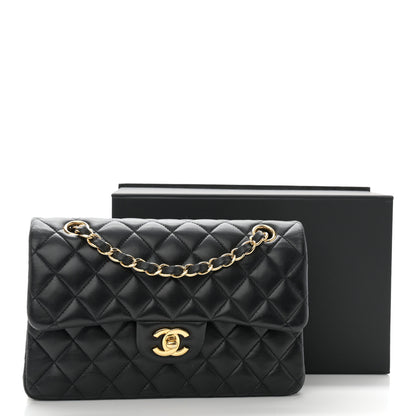 Chanel Lambskin Quilted Small Double Flap Black 11 of 11