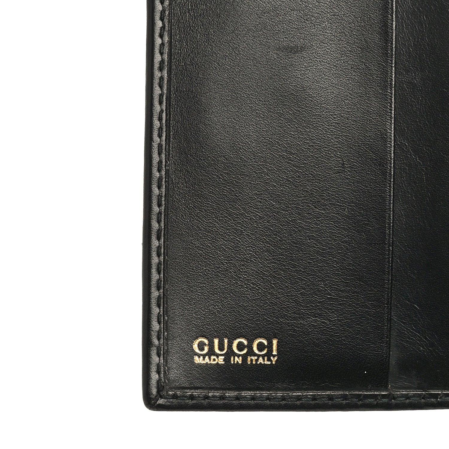 Gucci Calfskin Web Compact Wallet Black 7 of 16