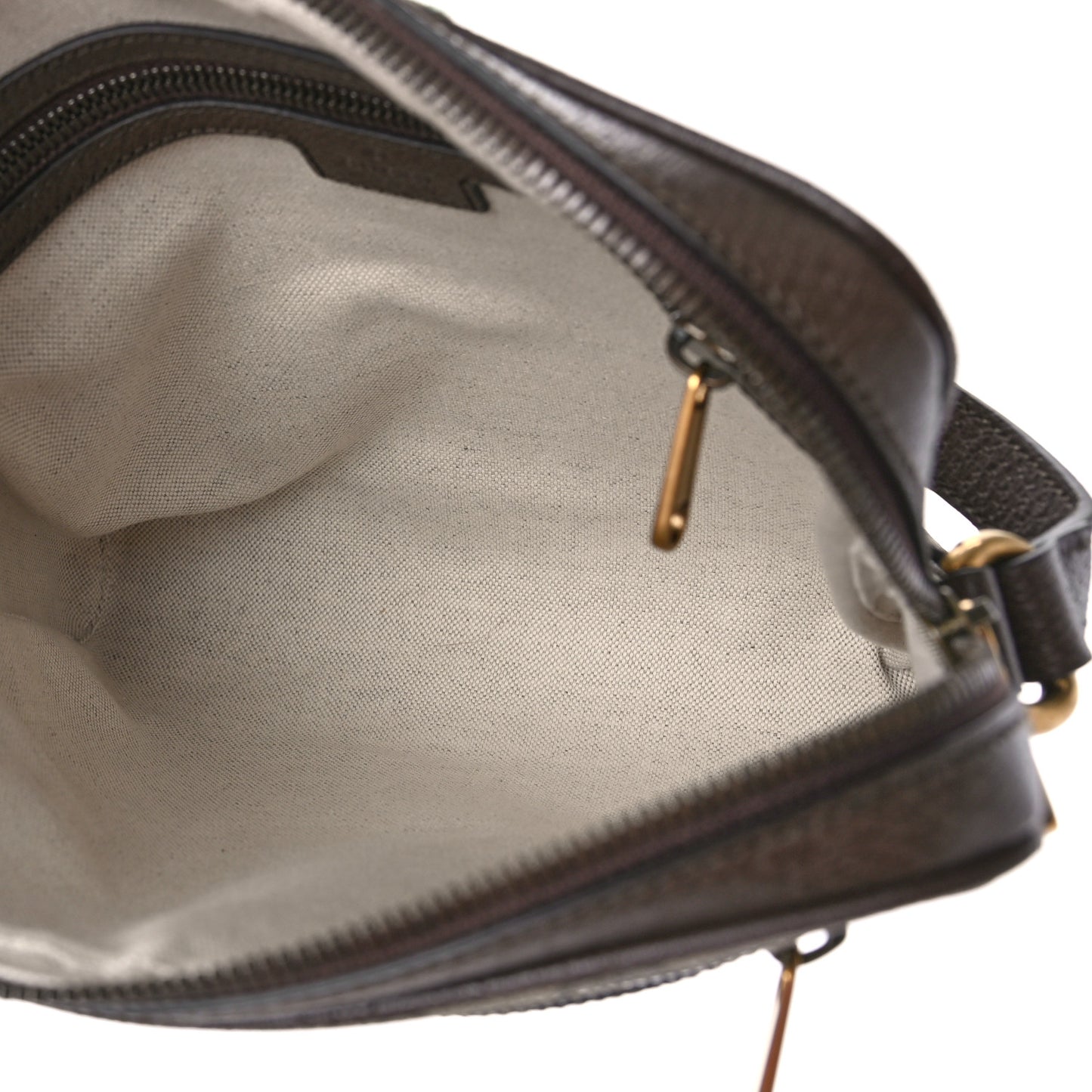 GG Supreme Monogram Web Small Ophidia Messenger Bag Brown