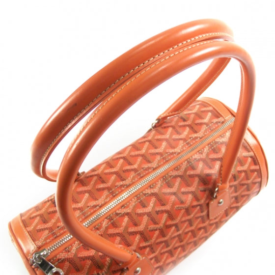 Goyardine Amakios PM Bowler Tote Bag Orange