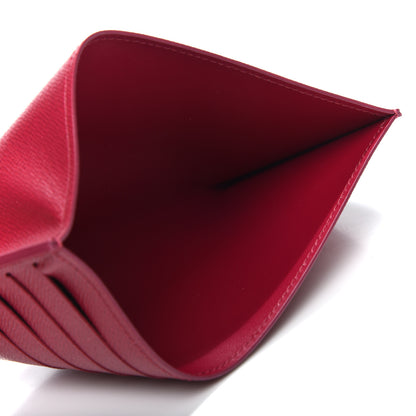 Louis Vuitton Calfskin Felicie Card Holder Insert Fuchsia 4 of 8