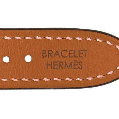 Hermes Swift Heure H Hour Watch Strap Rose Sakura 3 of 6