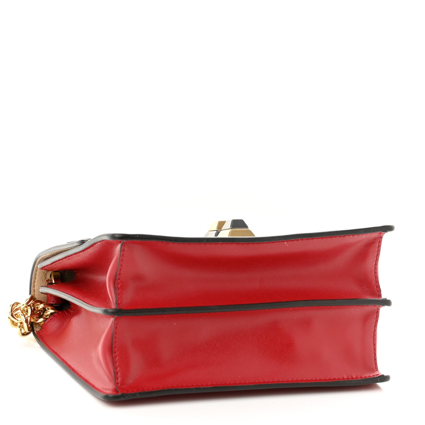 Vitello Liberty Monster Eyes Small Kan I Shoulder Bag Fragola
