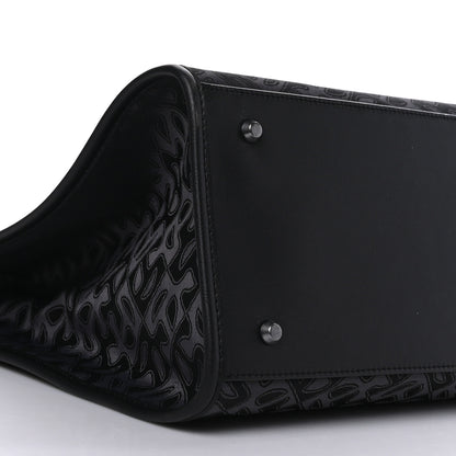 Telfar Monogram Jacquard Large Shopping Bag Black 7 of 8