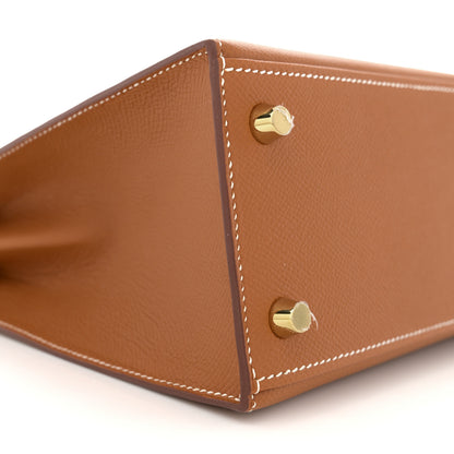 Hermes Epsom Kelly Sellier 25 Gold 9 of 12
