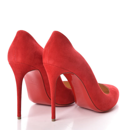 Christian Louboutin Suede Dorissima 100 Pumps 39 Oeillet 4 of 6