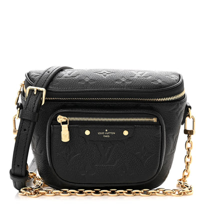 Louis Vuitton Empreinte Mini Bumbag Black 1 of 9