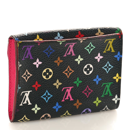 Louis Vuitton Monogram Multicolor Business Card Holder Black Grenade 3 of 8