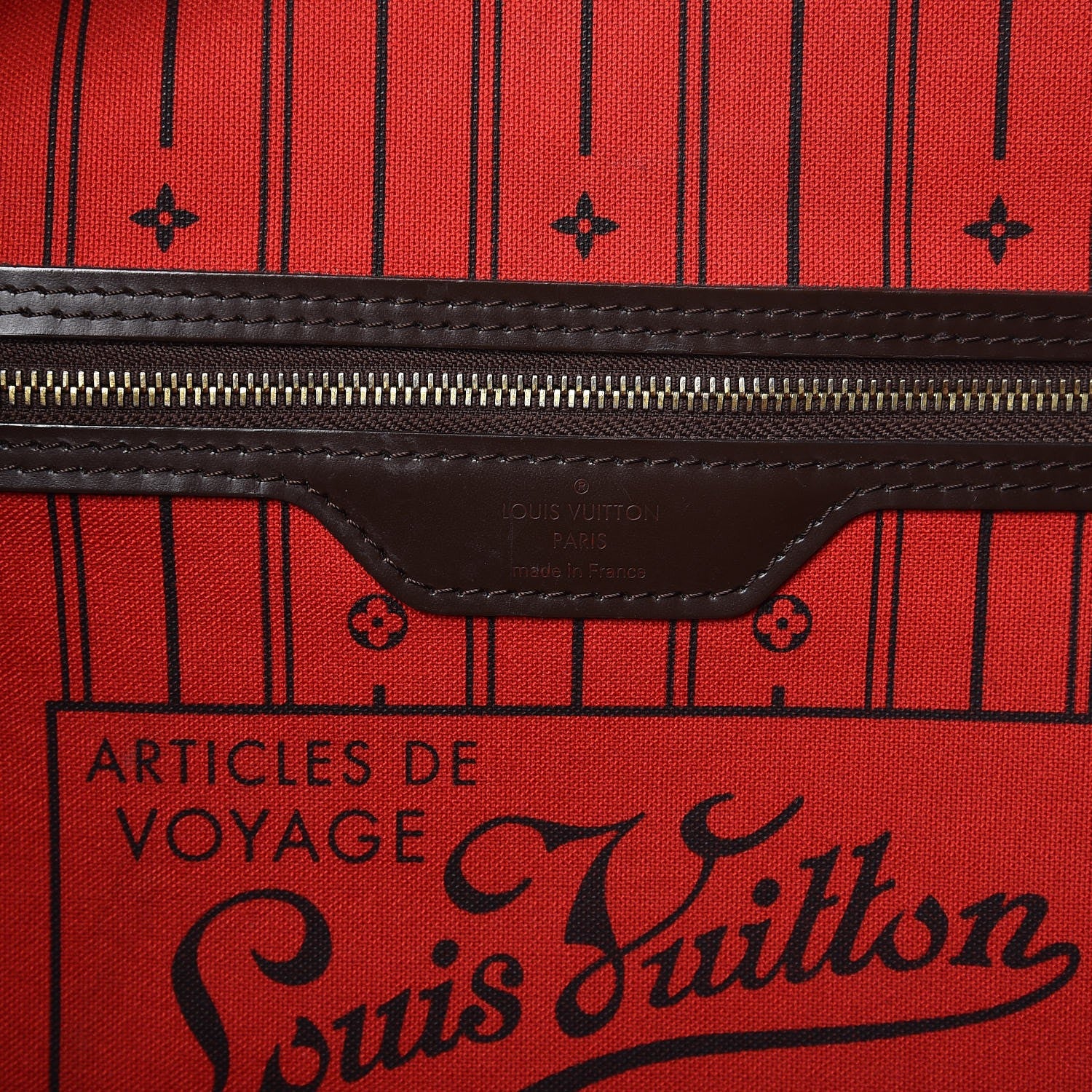 Louis Vuitton Damier Ebene Neverfull GM 6 of 16
