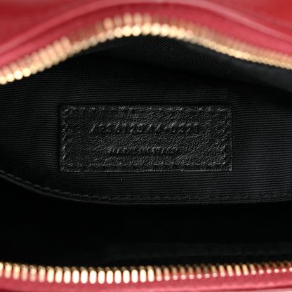 Saint Laurent Calfskin Matelasse Monogram Lou Camera Bag Opyum Red 12 of 29