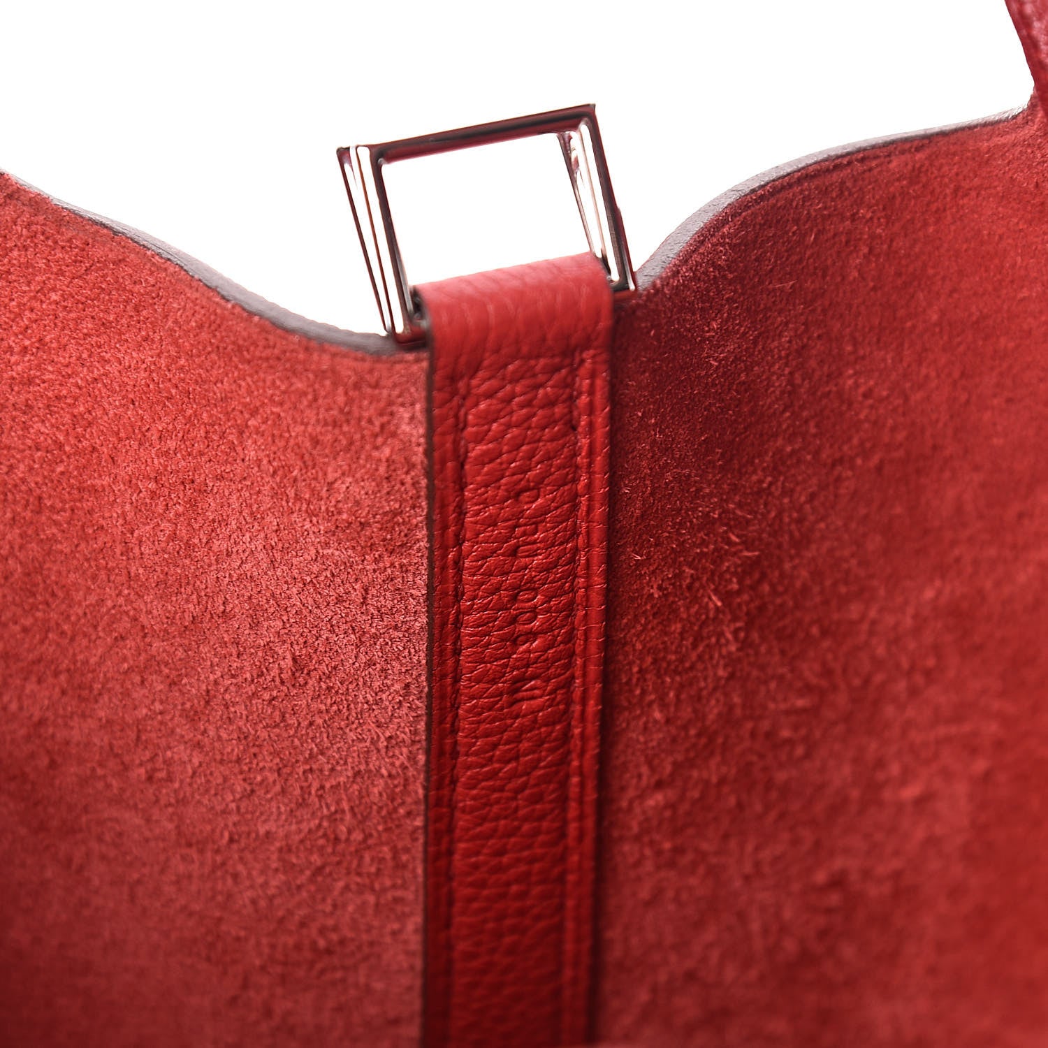 Hermes Taurillon Maurice Picotin Lock 18 PM Rouge Piment 7 of 11