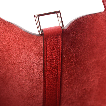 Hermes Taurillon Maurice Picotin Lock 18 PM Rouge Piment 7 of 11