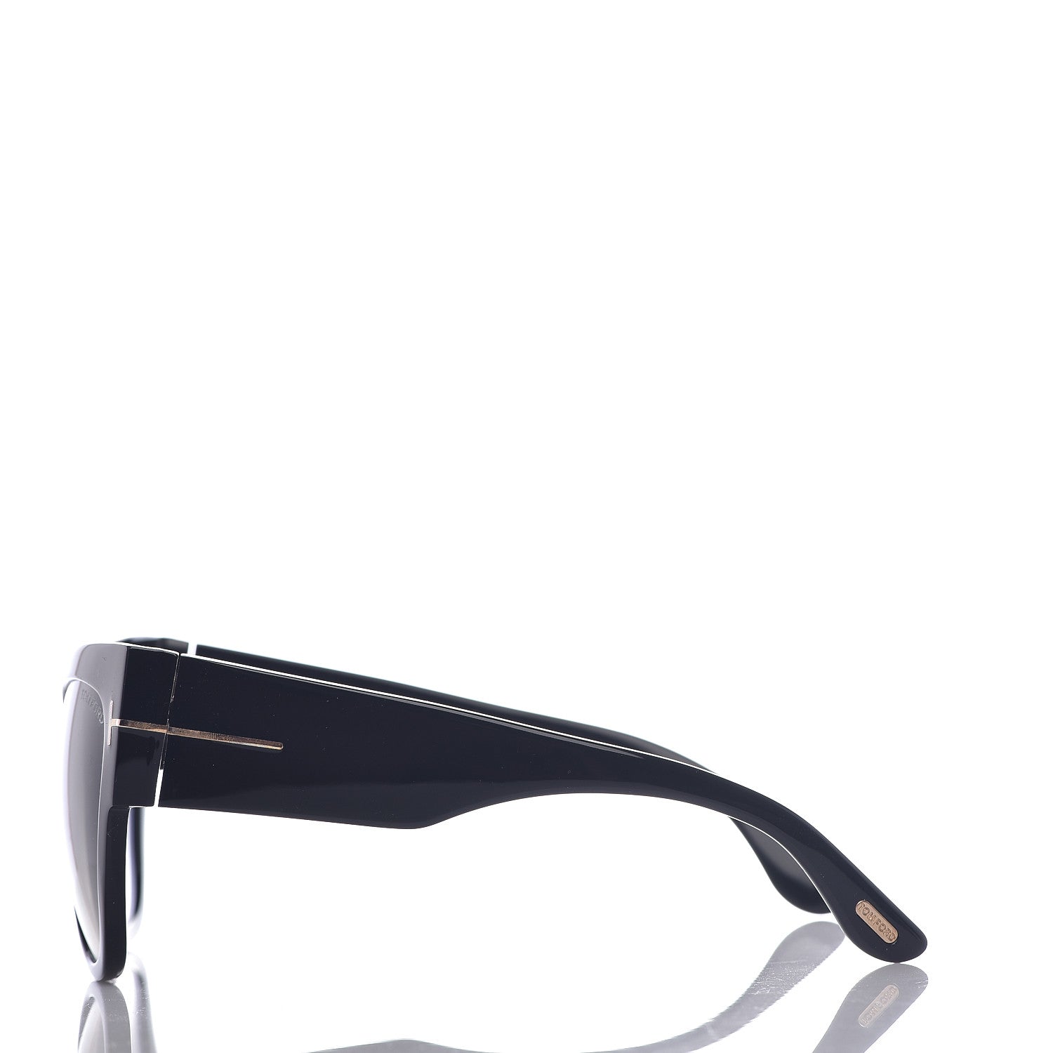 Tom Ford Acetate Anoushka Cat Eye Sunglasses TF371 Black 3 of 7